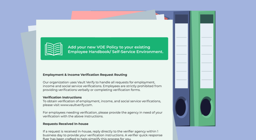 Add your VOIE policy to your employee handbook