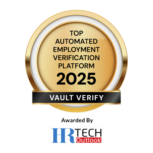 HR Tech Outlook Award - Top Automated Employment Verification Platform 2025